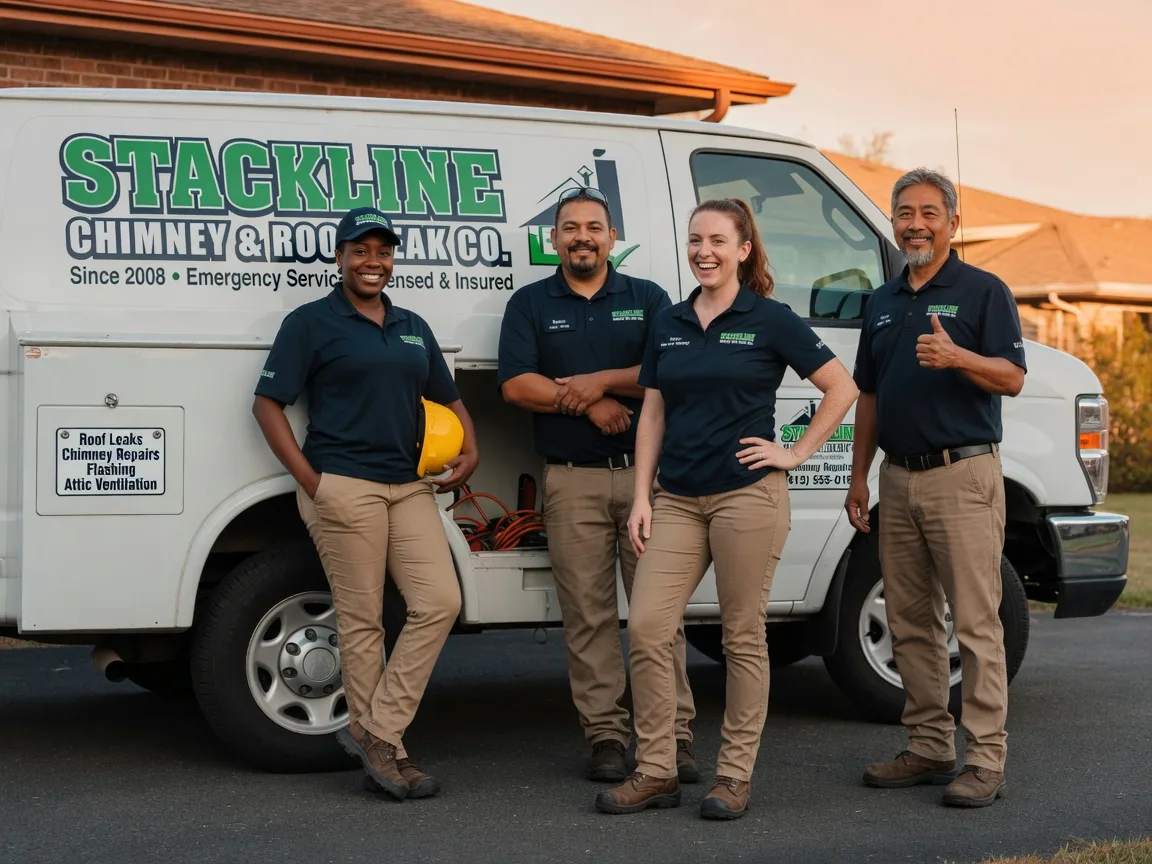 Chimney flashing repair company in Winnabow, NC